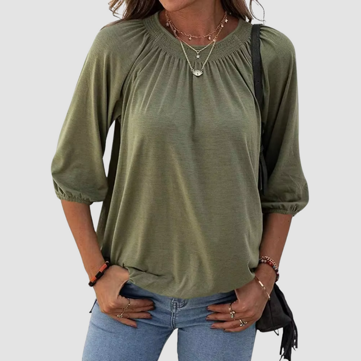 Zoya - Comodo top da donna a maniche corte per uno stile fresco e confortevole