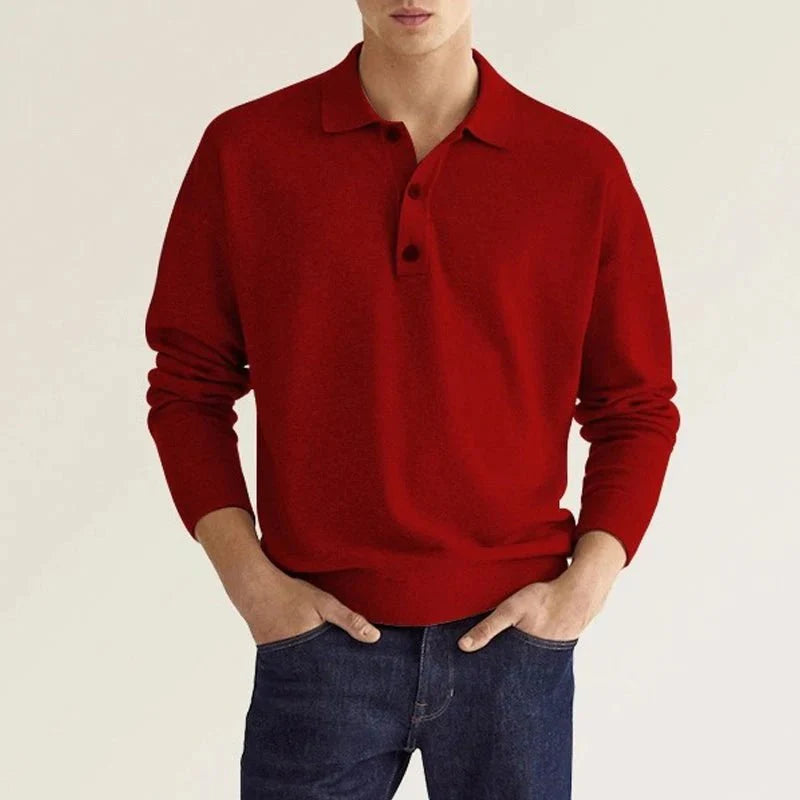 Maglietta a maniche lunghe elegante e casual Ian