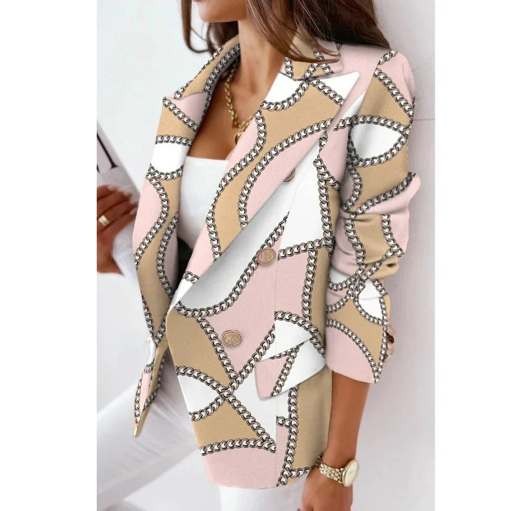 Eline - Elegante blazer da donna con elegante colletto Swing