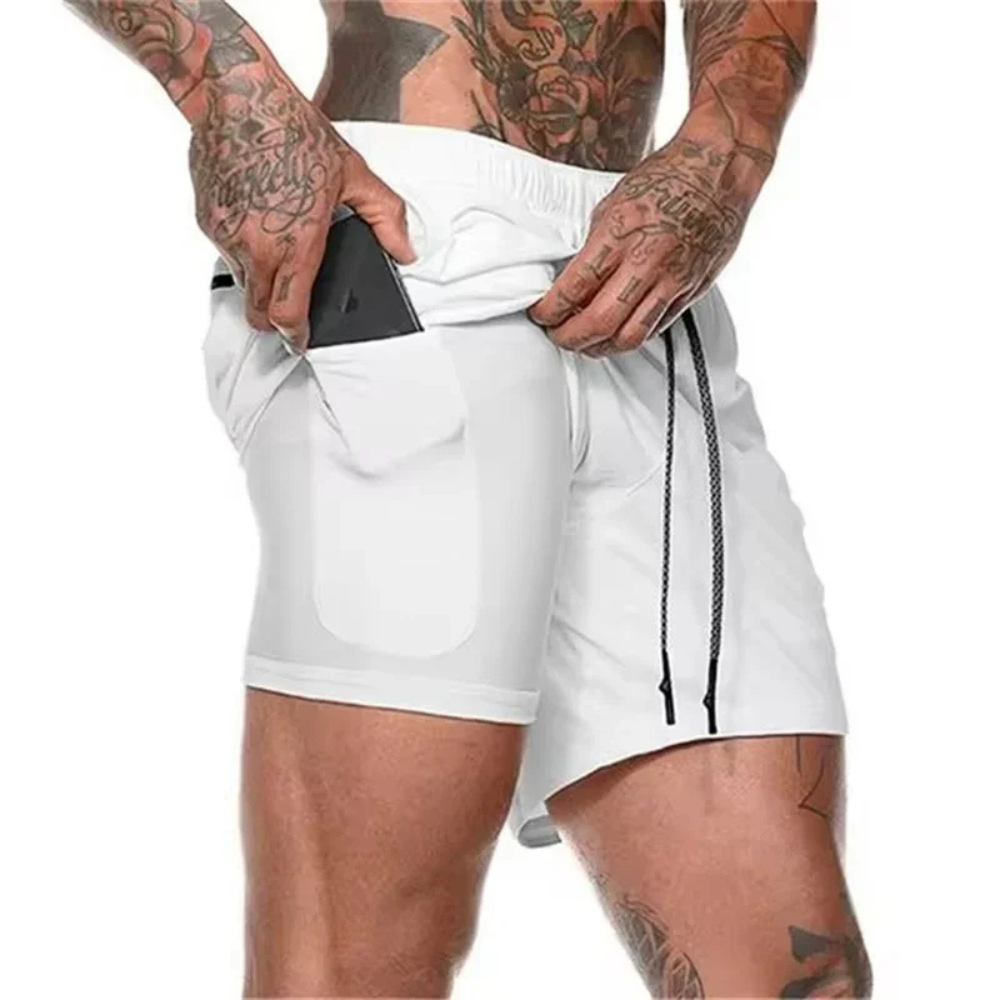 Pantaloncini sportivi ActiveFlex 2-in-1 da uomo - massimo comfort e flessibilità durante l'allenamento