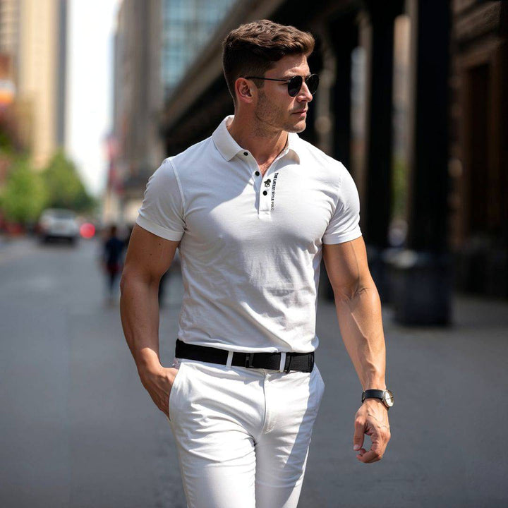 Polo di lusso Ice Silk da uomo: una combinazione di eleganza, comfort e stile