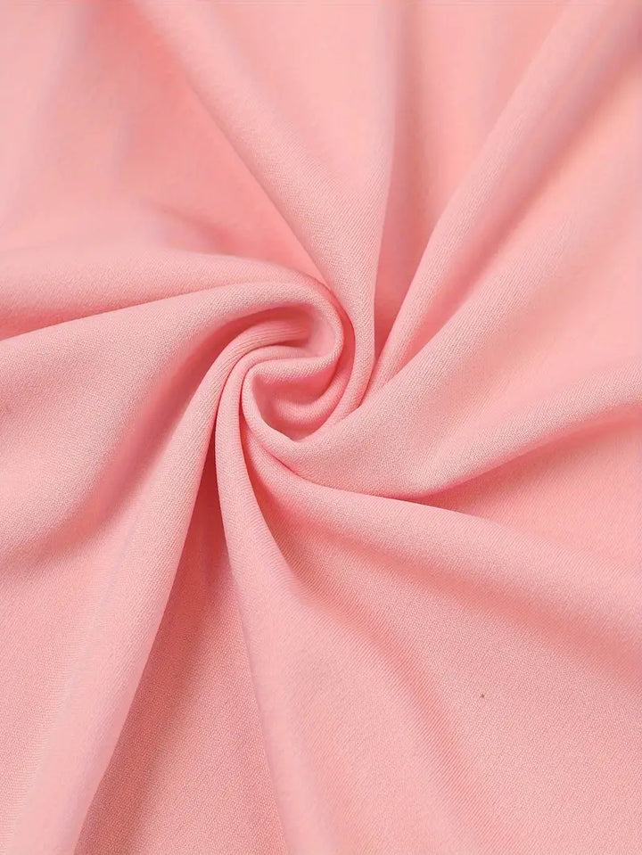 Elegante vestaglia da donna con polsini a tre pezzi, chiusura a zip, taglio aderente, lunghezza al ginocchio e tasche eleganti