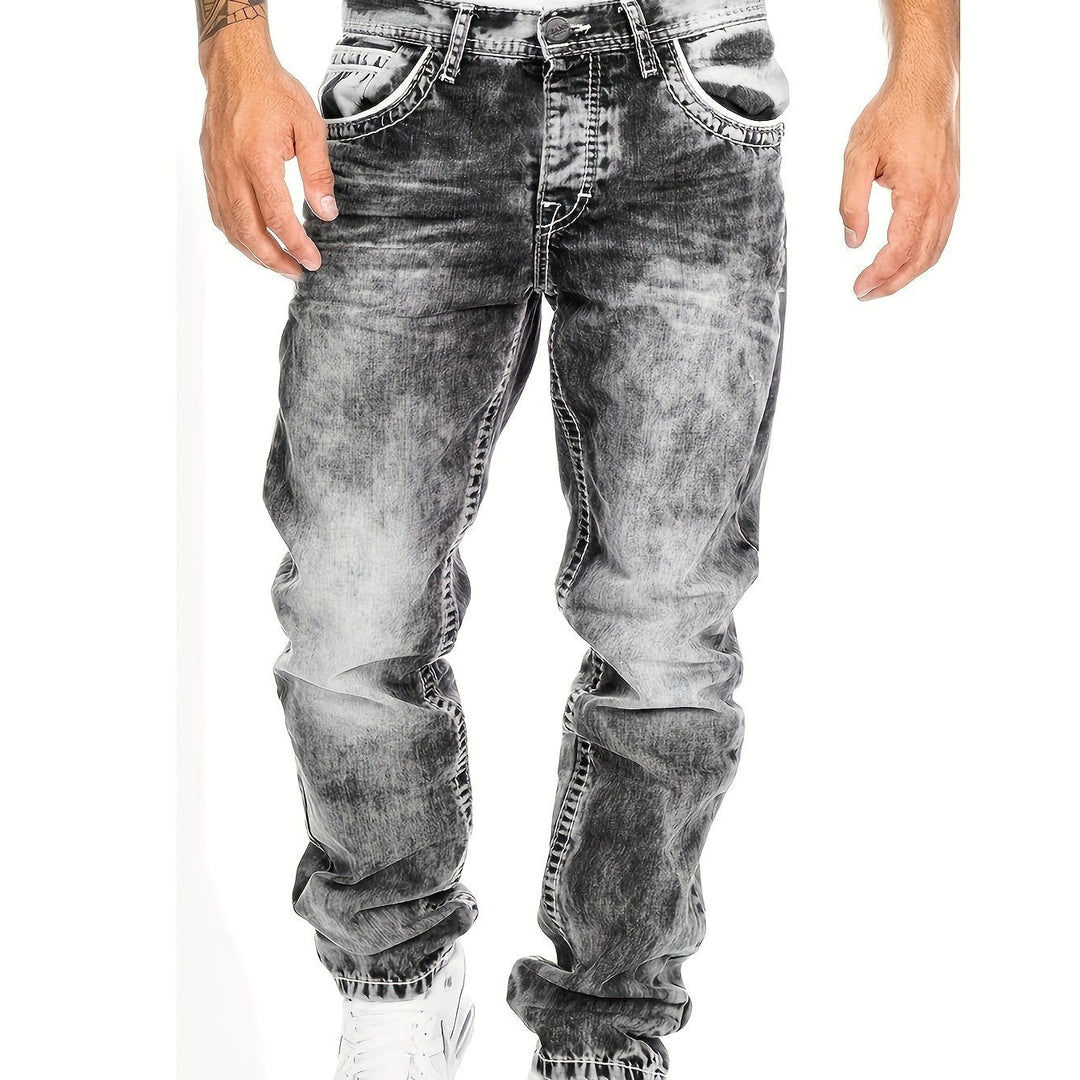 Jeans Rugged Twisted Punk da uomo - abbigliamento elegante e resistente per ogni occasione