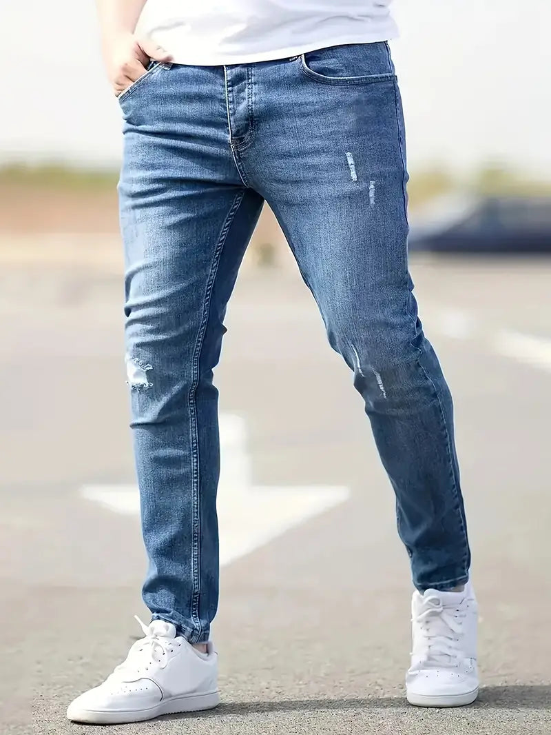 Eleganti jeans da uomo Slim Fit Stretch - comfort ed eleganza per tutti i giorni