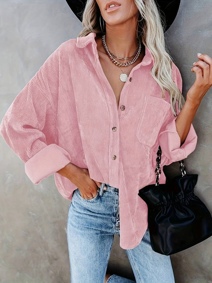 Camiseta da donna con manica lunga - Abbigliamento casual perfetto per il tempo libero e look versatili
