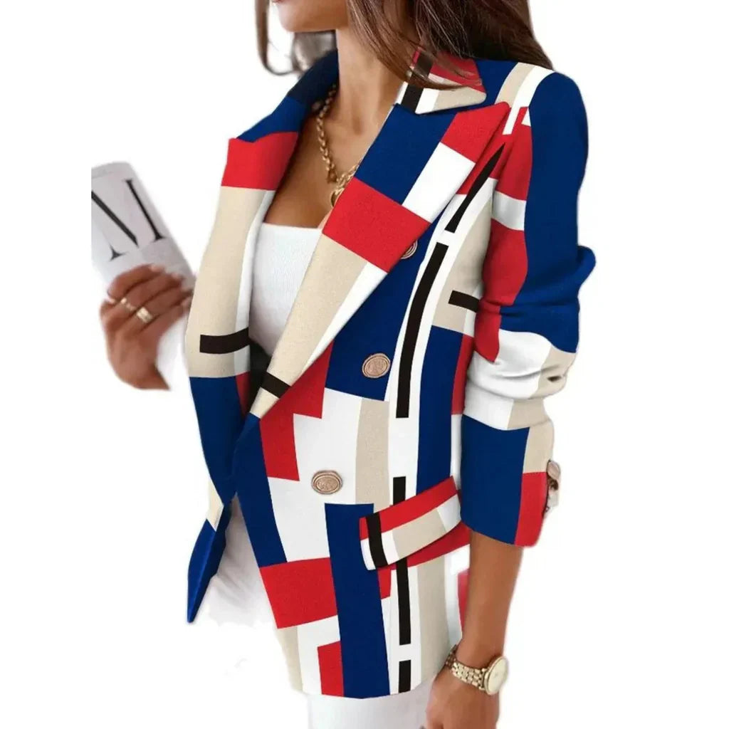 Eline - Elegante blazer da donna con elegante colletto Swing