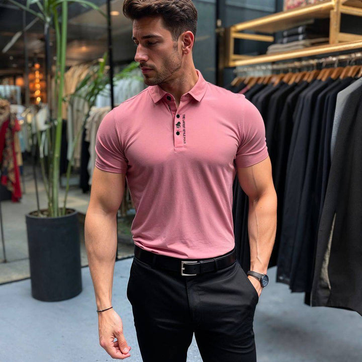Polo di lusso Ice Silk da uomo: una combinazione di eleganza, comfort e stile