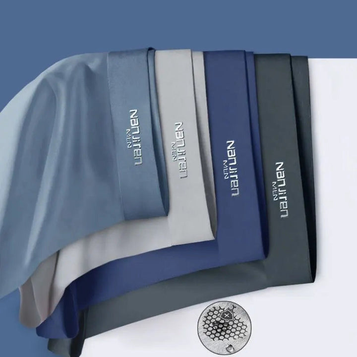FrostFlex Esclusivo set di 4 boxer da uomo morbidi come la seta per il massimo comfort