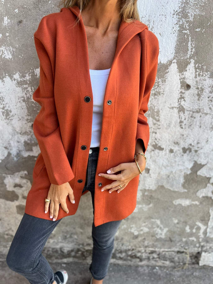 Cappotto con bottoni Élise™ elegante e raffinato per donna