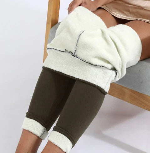 Leggings in pile ultra doux e caldo - massimo comfort e accoglienza
