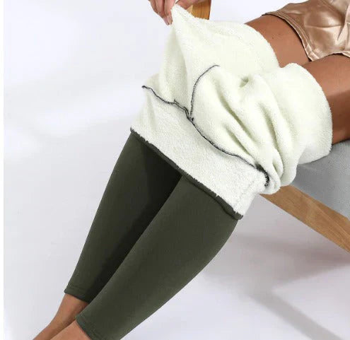 Leggings in pile ultra doux e caldo - massimo comfort e accoglienza