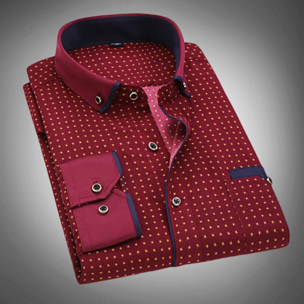 Elegante t-shirt da uomo senza maniche con motivi a contrasto di grande effetto, ideale per occasioni eleganti e formali