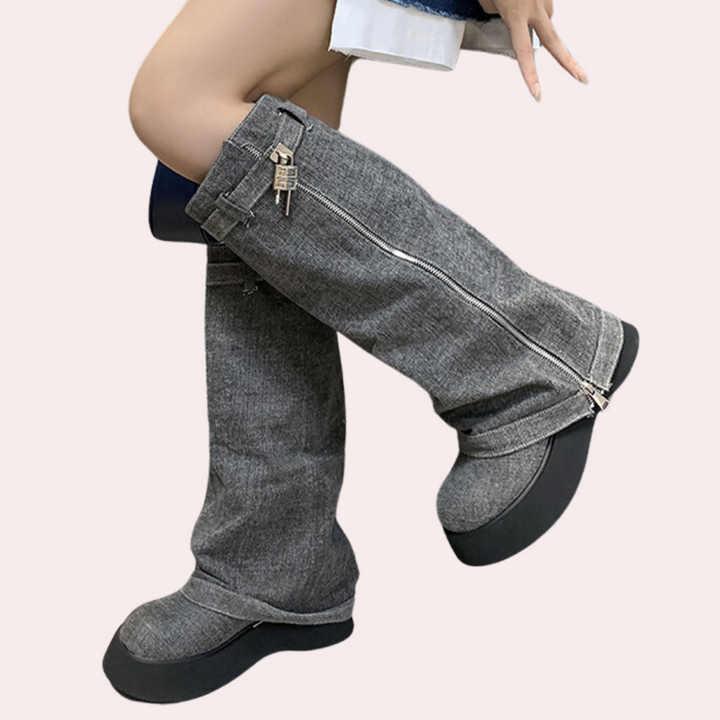 Stivali in denim di tendenza da donna - DULCE