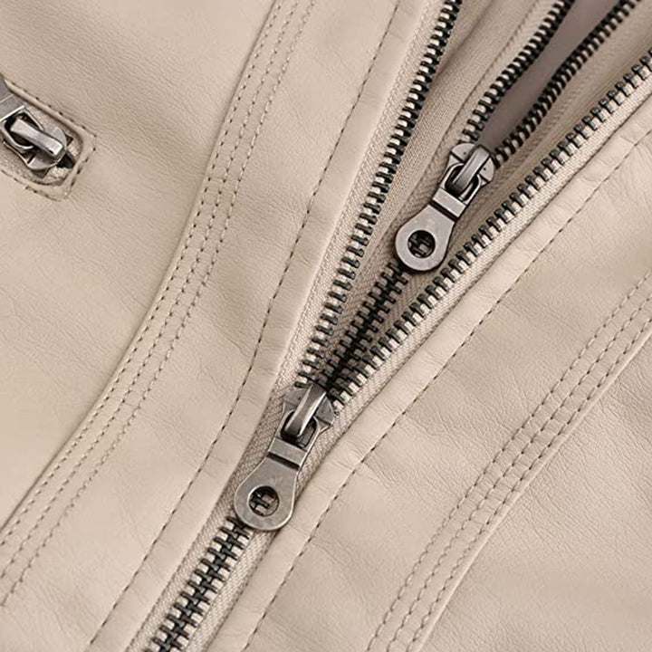 Elegante giacca in pelle da donna BARBARA - stile e comfort per tutti i giorni