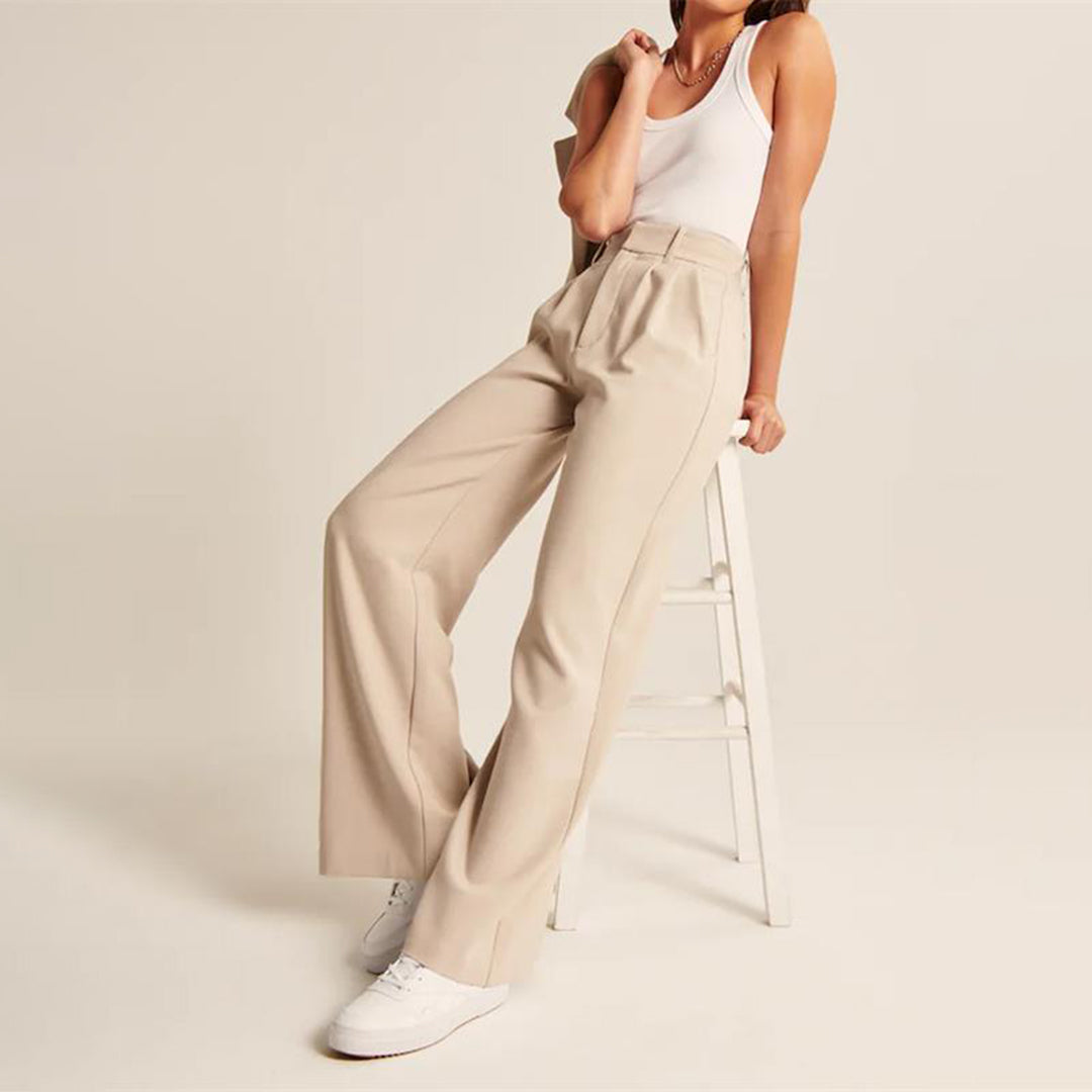CELINA - Pantaloni eleganti a vita alta per una vestibilità perfetta