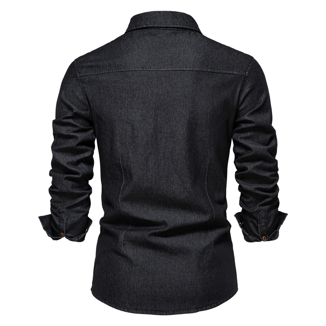 Elegante camicia a maniche lunghe GUILLEM per un look sofisticato e casual