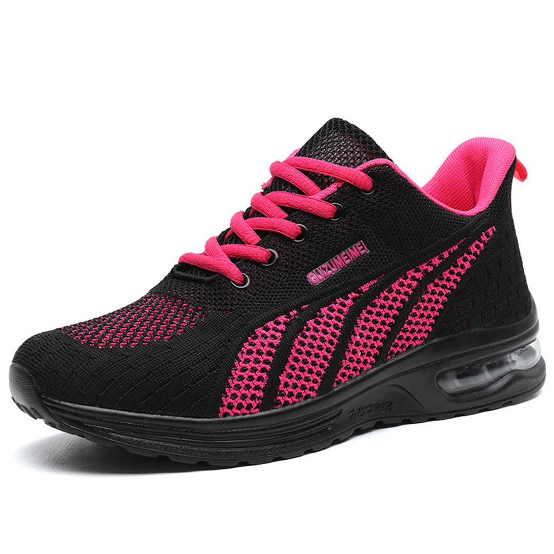 Fate un'entrata di grande effetto con le scarpe da ginnastica da donna dotate di mesh traspirante, lacci eleganti, una comoda suola con cerniera e un'innovativa ammortizzazione ad aria.