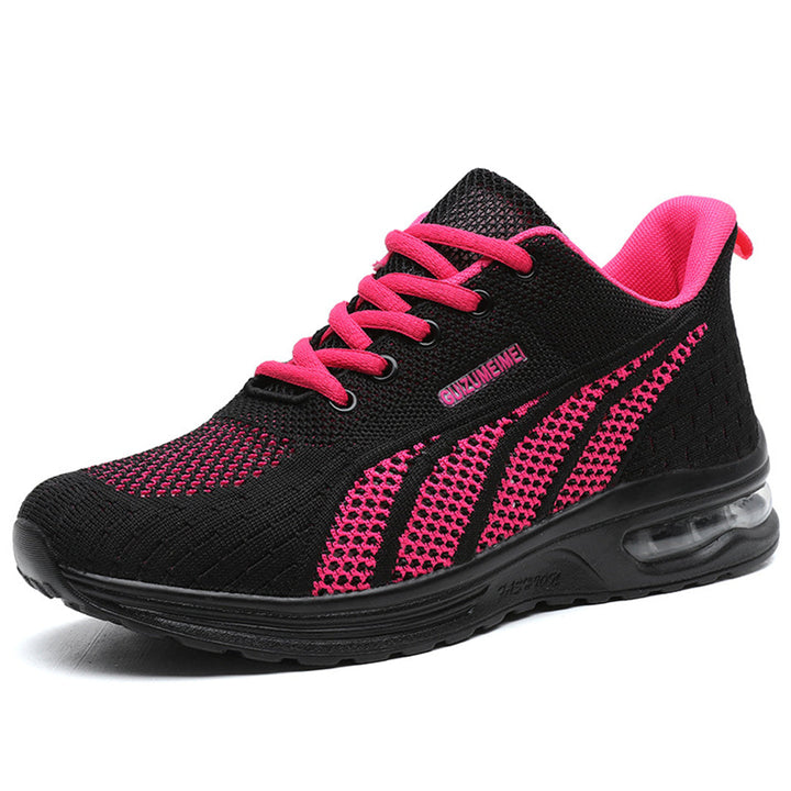 Fate un'entrata di grande effetto con le scarpe da ginnastica da donna dotate di mesh traspirante, lacci eleganti, una comoda suola con cerniera e un'innovativa ammortizzazione ad aria.