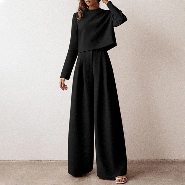 KAMIYAH - Elegante set palazzo a due gambe per l'eleganza e il comfort di tutti i giorni