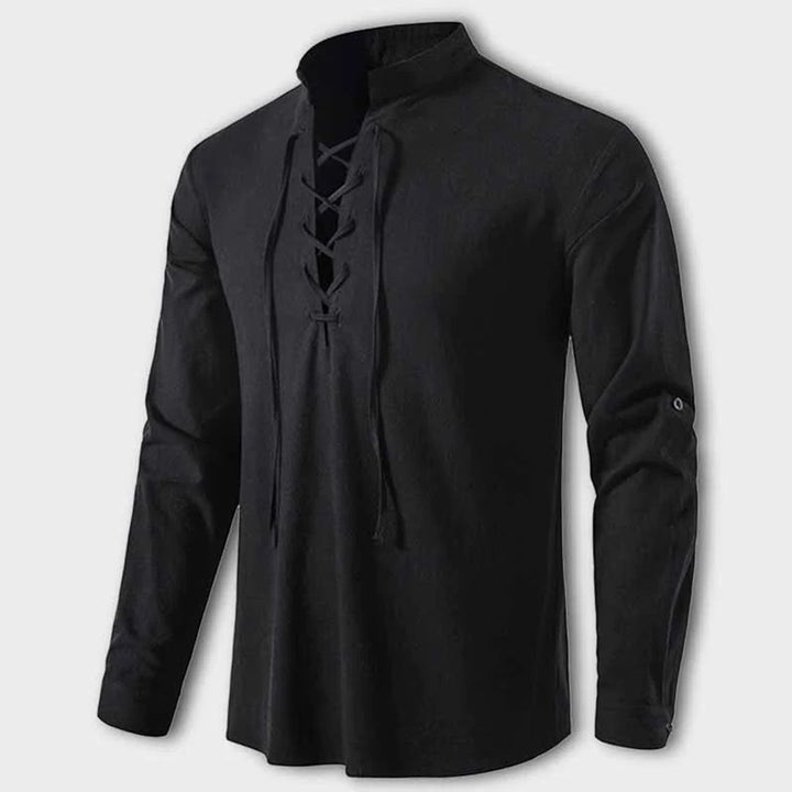 Camicia LASZLO con scollo a V - Un'opzione elegante e di classe per ogni occasione