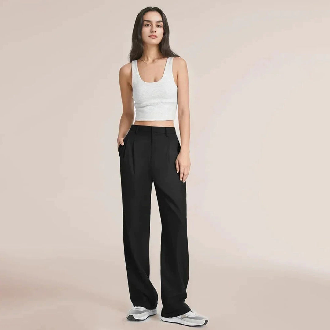 CELINA - Pantaloni eleganti a vita alta per una vestibilità perfetta