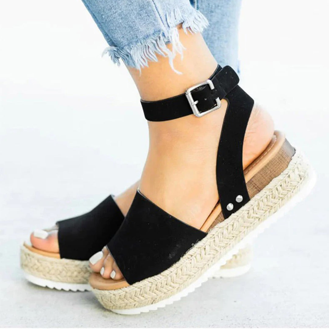 Soléa - Sandali estivi eleganti e confortevoli con plateau per le donne