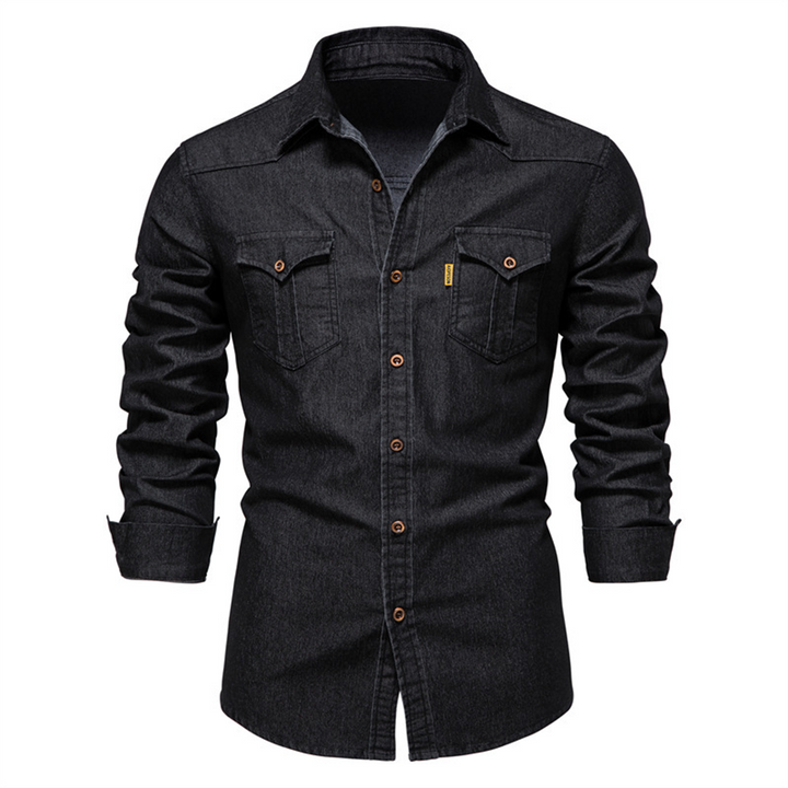 Elegante camicia a maniche lunghe GUILLEM per un look sofisticato e casual