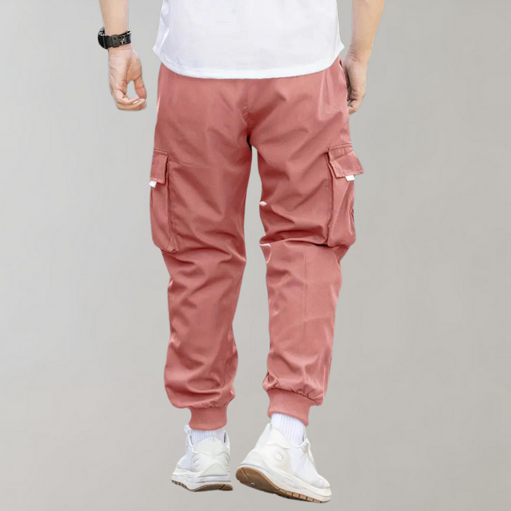 Pantaloni eleganti da uomo con coulisse regolabile e tasche funzionali con patta di Anchor
