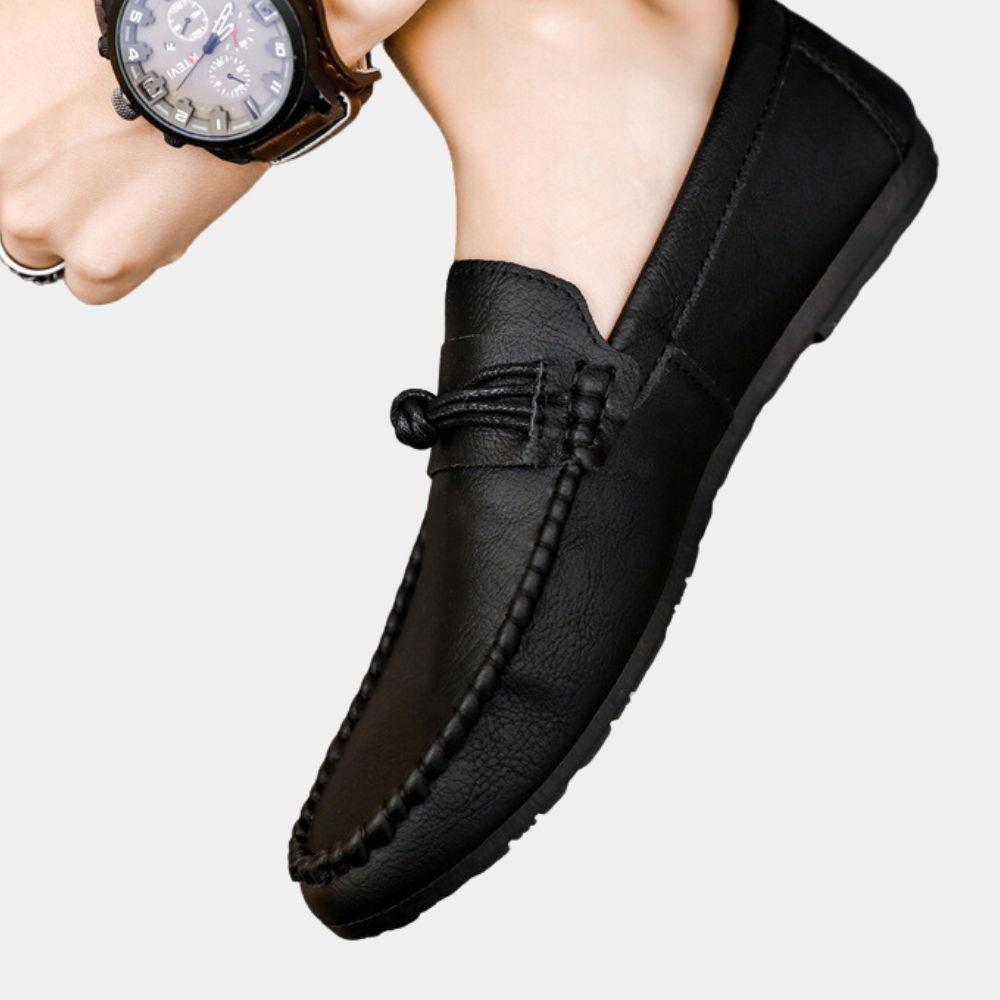 Leandro - Scarpe da uomo eleganti e raffinate con punta rotonda per un look unico
