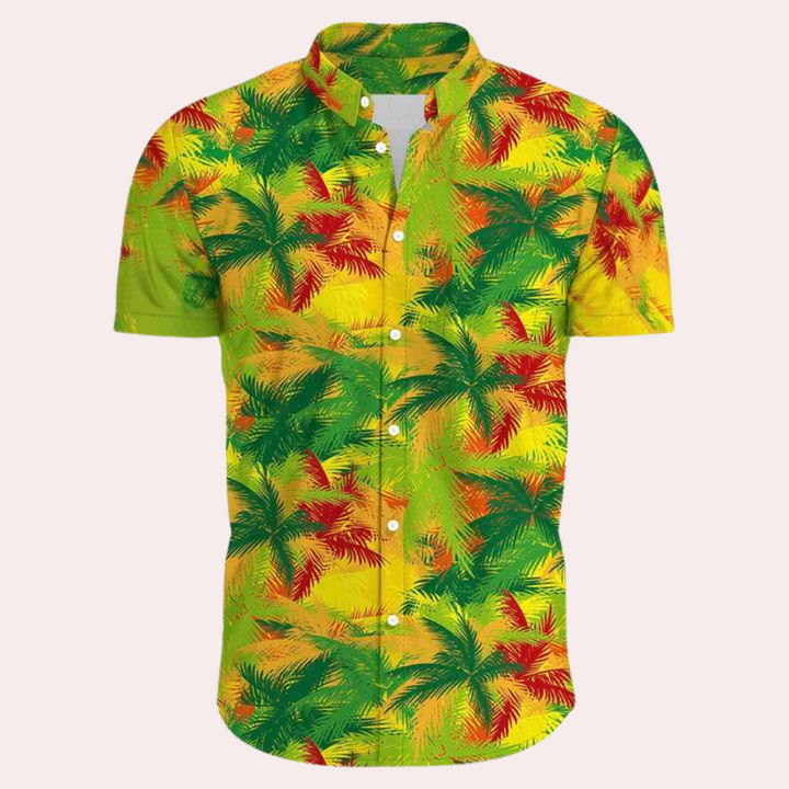 Elegante e distintiva camicia hawaiana da uomo della collezione Andre - una scelta alla moda per l'estate