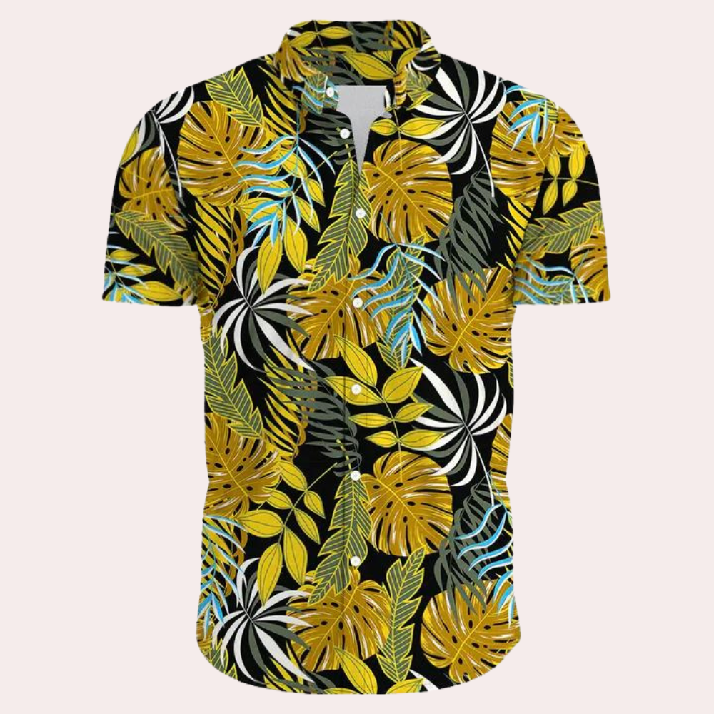 Elegante e distintiva camicia hawaiana da uomo della collezione Andre - una scelta alla moda per l'estate
