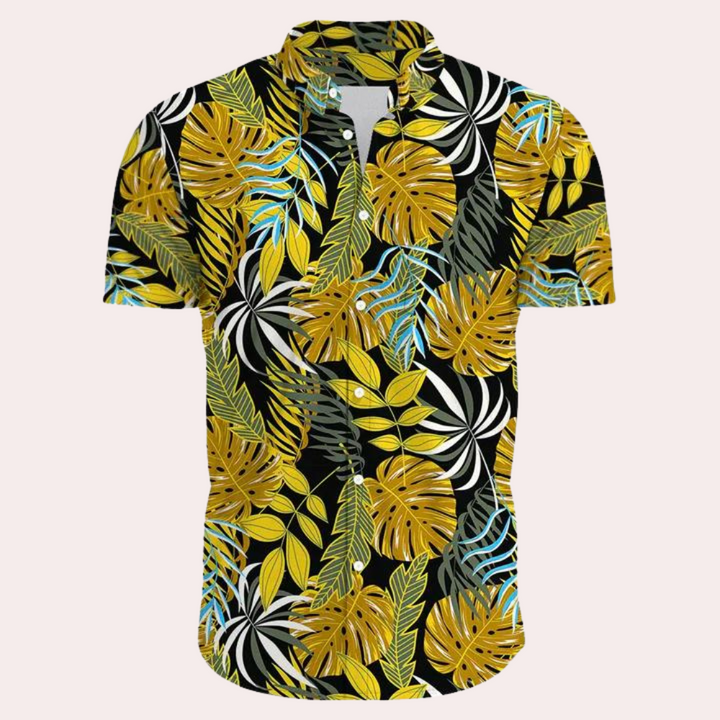 Elegante e distintiva camicia hawaiana da uomo della collezione Andre - una scelta alla moda per l'estate