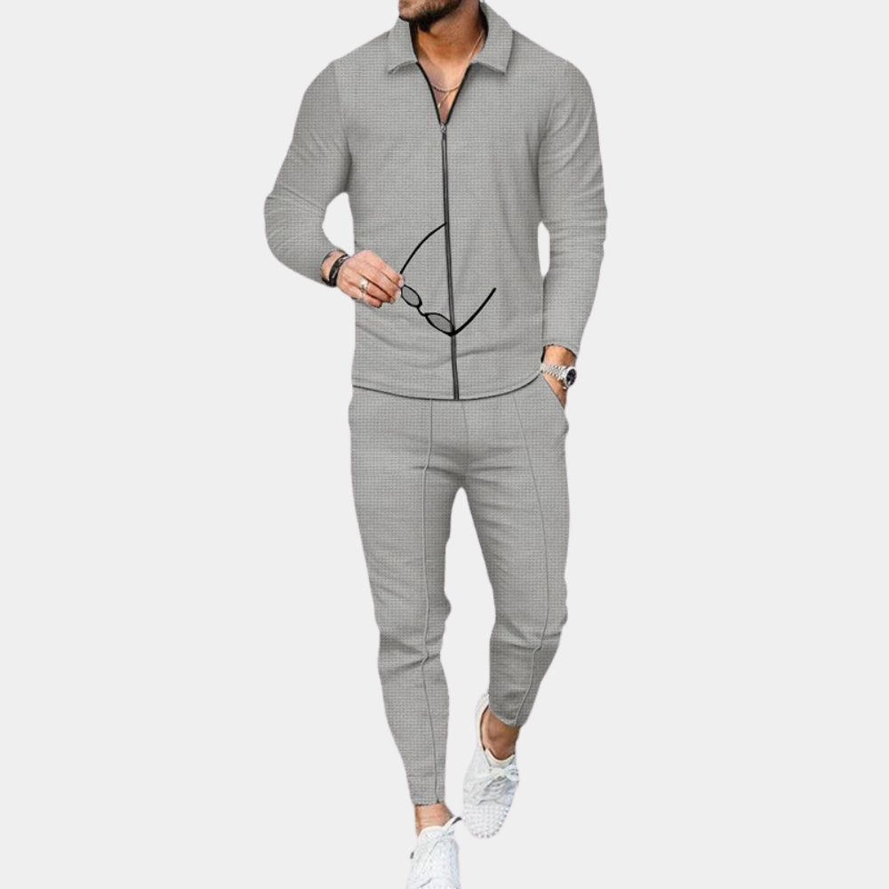 Elegante set da uomo a due pezzi Gaetan - eleganza e comfort in un unico pezzo