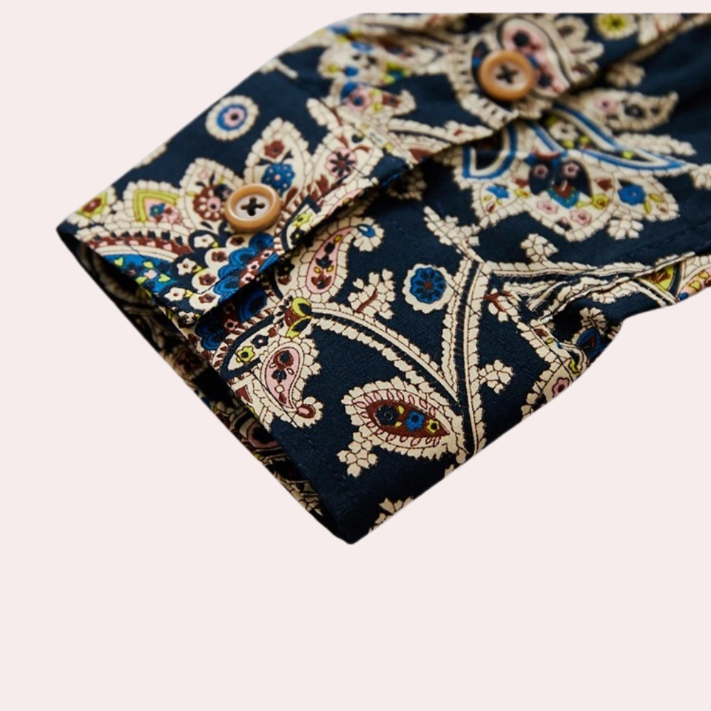 Camicia floreale smart casual da uomo - Design elegante