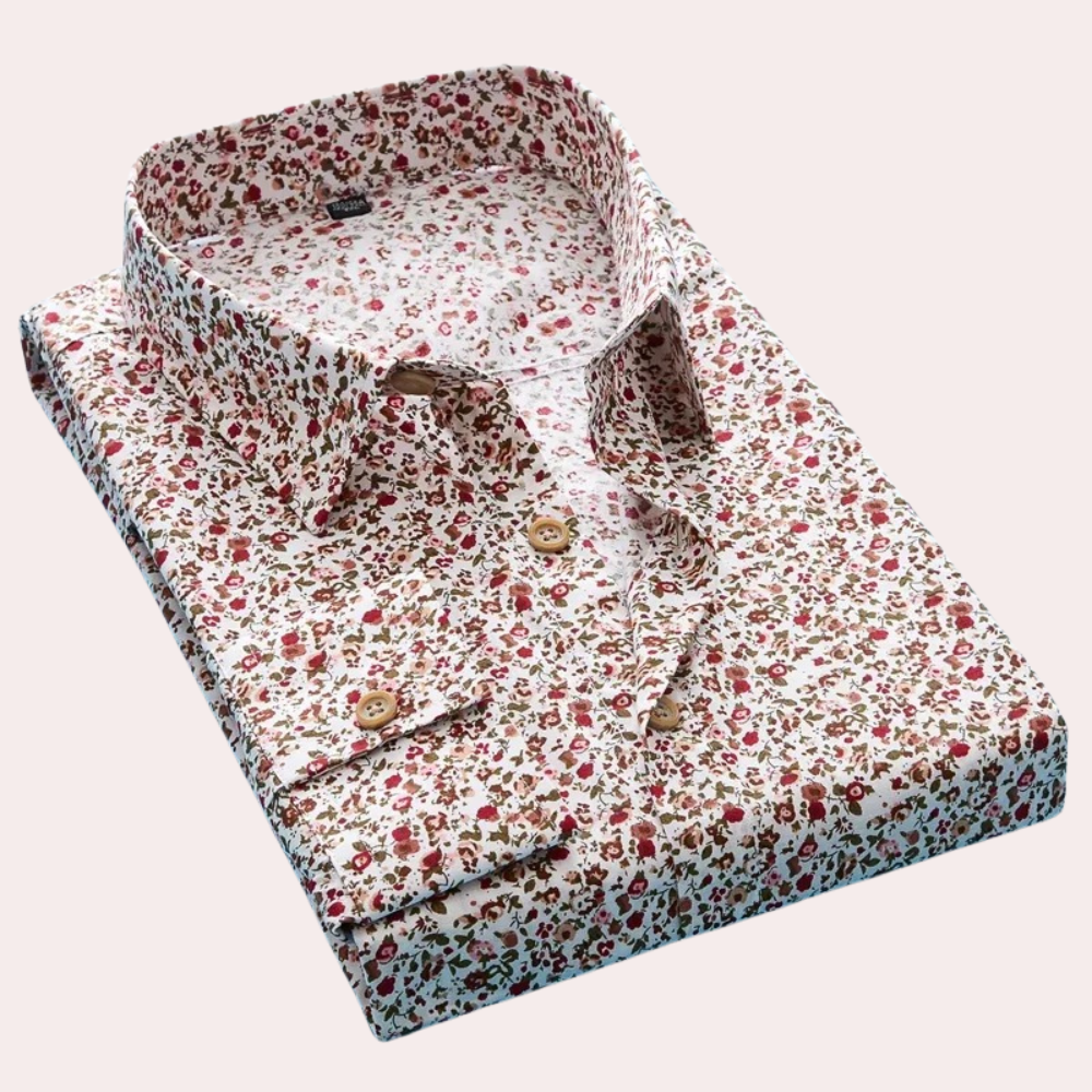 Camicia floreale smart casual da uomo - Design elegante