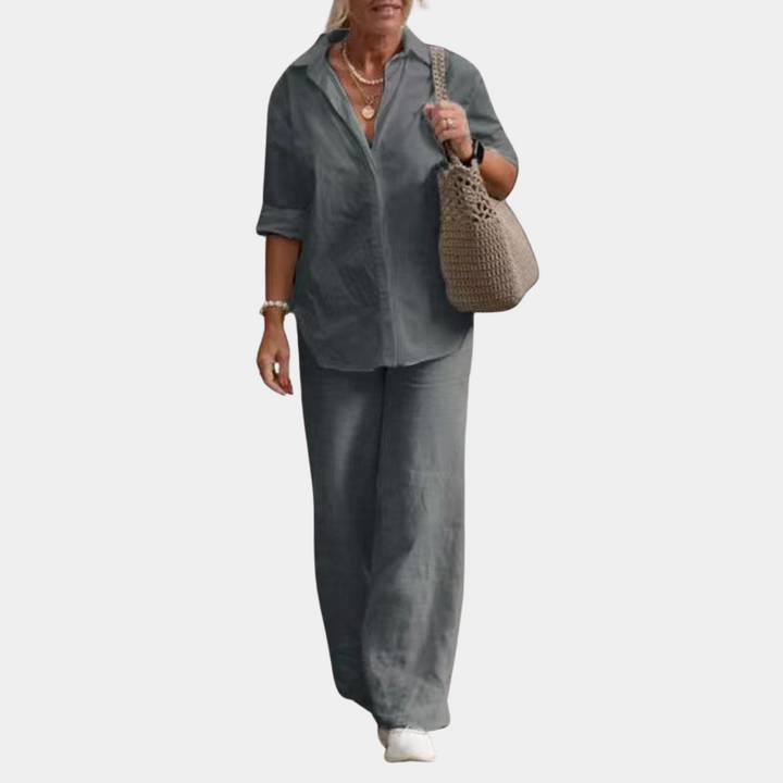 Connie - Elegante e confortevole set da donna a due pezzi per un look elegante