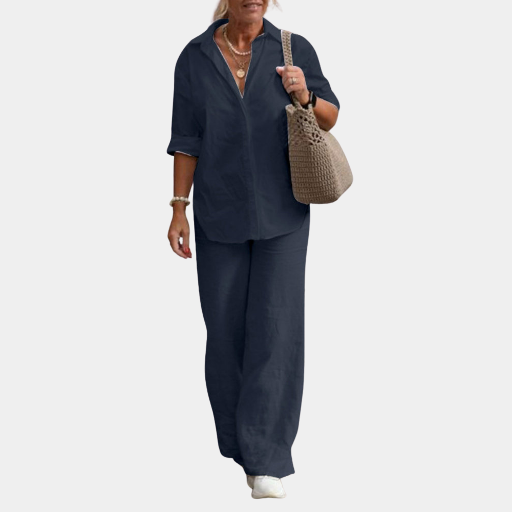 Connie - Elegante e confortevole set da donna a due pezzi per un look elegante