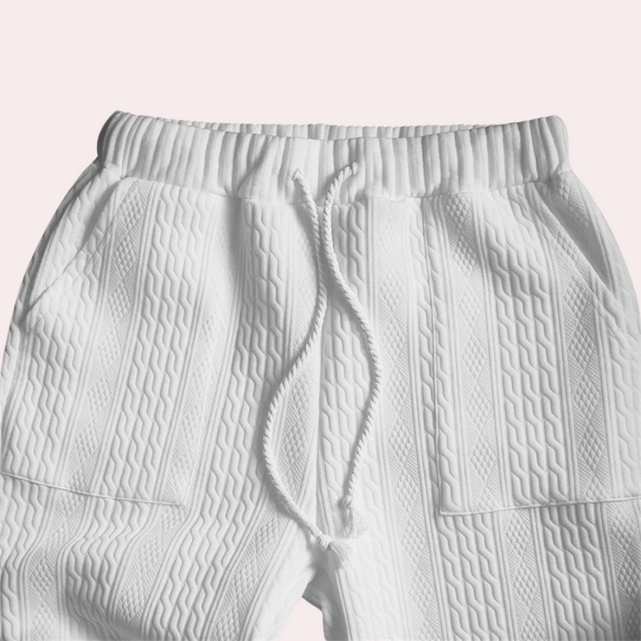 Elegante set da uomo in maglia Duran - il completo a due pezzi più alla moda per ogni occasione