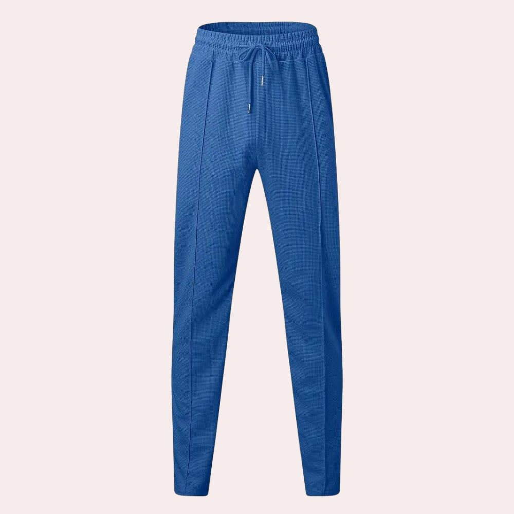 Pantaloni da uomo alla moda con cintura regolabile e comoda coulisse