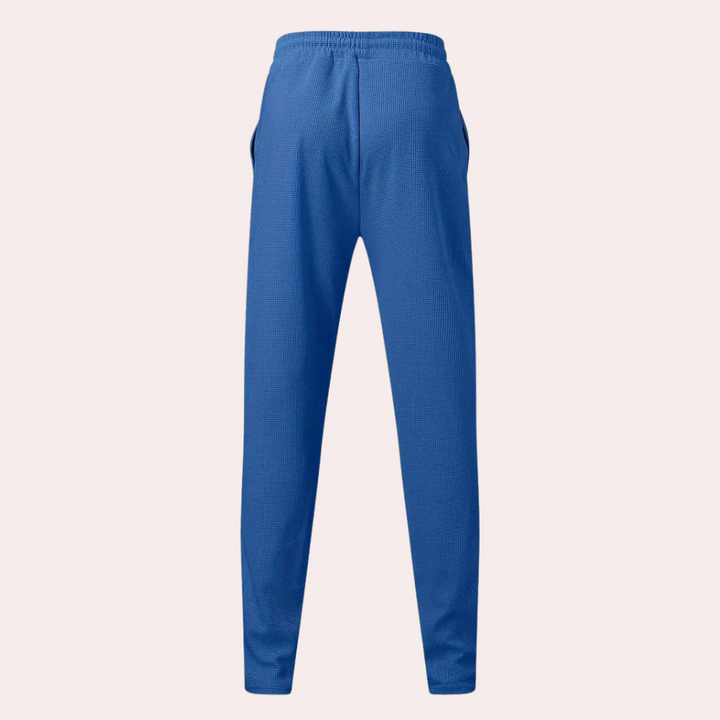 Pantaloni da uomo alla moda con cintura regolabile e comoda coulisse
