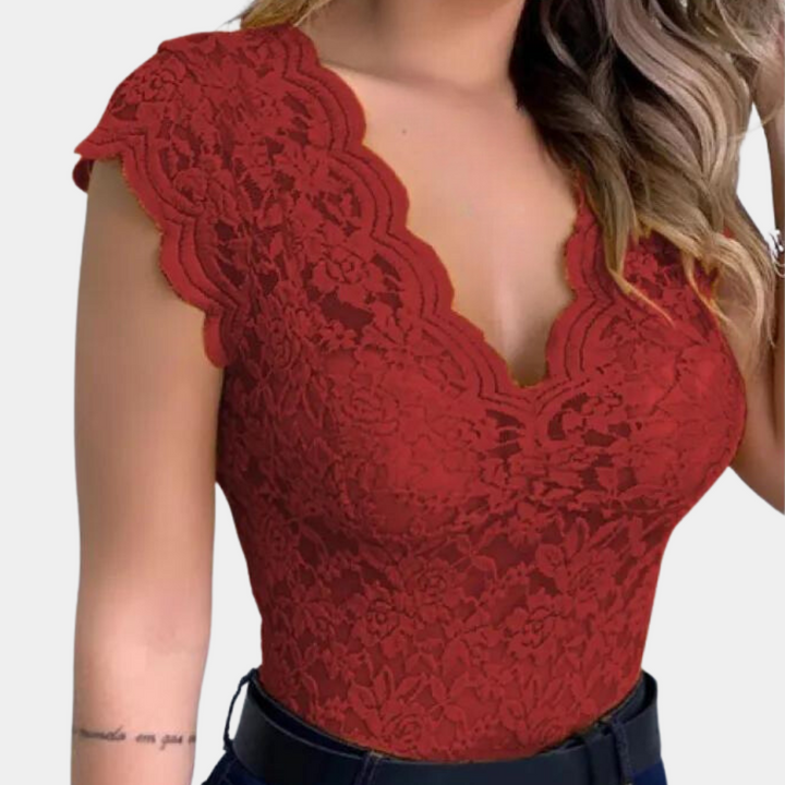 Elegante camicetta da donna in pizzo per uno stile eccezionale