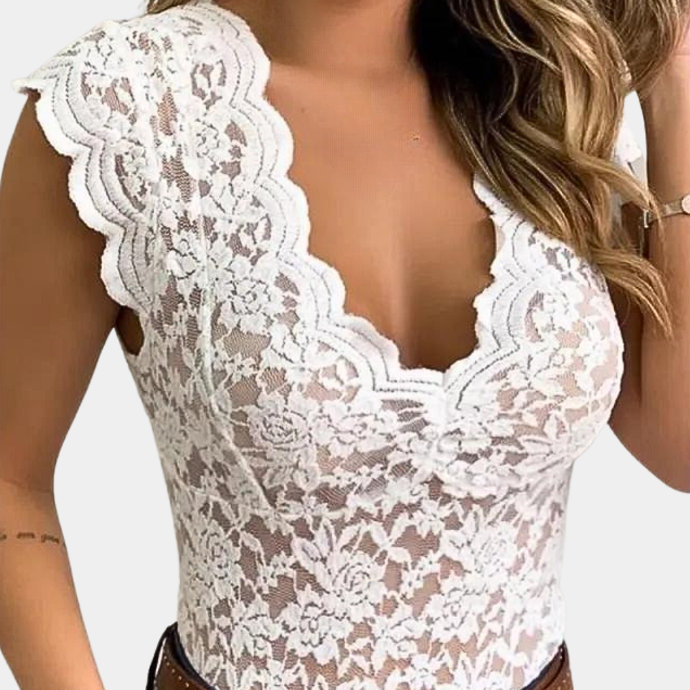 Elegante camicetta da donna in pizzo per uno stile eccezionale