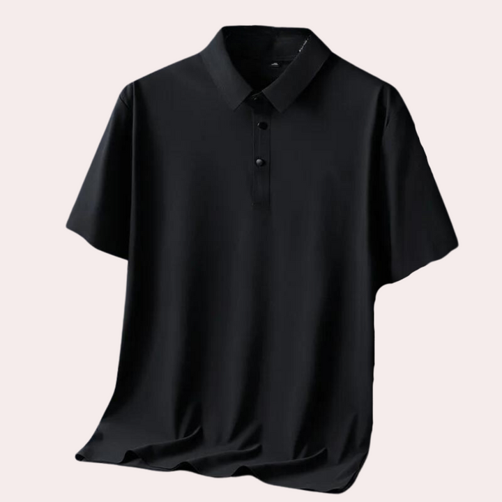 Polo di lusso in seta Miguel per uomo - Eleganza perfetta per tutti i giorni