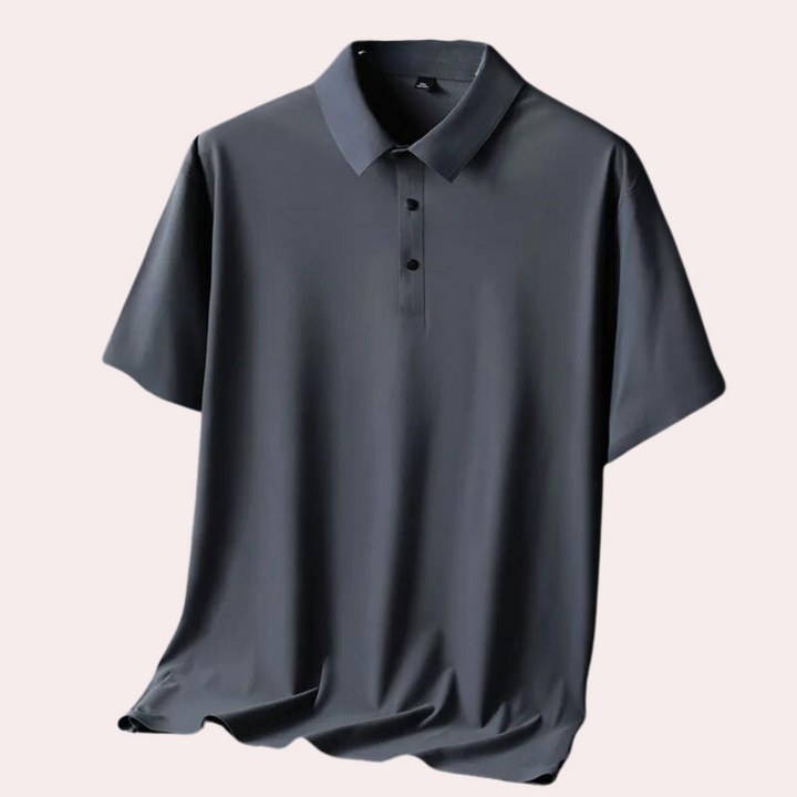 Polo di lusso in seta Miguel per uomo - Eleganza perfetta per tutti i giorni