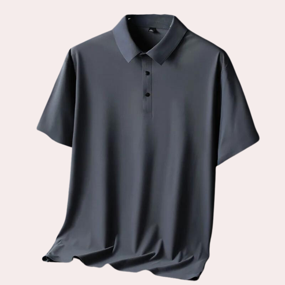 Polo di lusso in seta Miguel per uomo - Eleganza perfetta per tutti i giorni