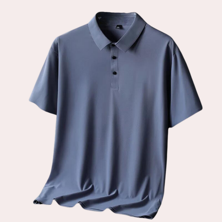 Polo di lusso in seta Miguel per uomo - Eleganza perfetta per tutti i giorni