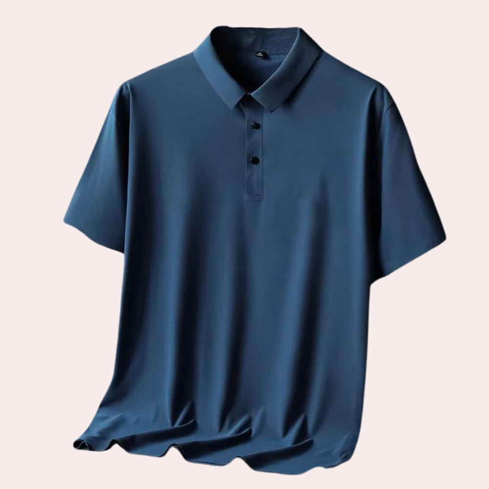 Polo di lusso in seta Miguel per uomo - Eleganza perfetta per tutti i giorni