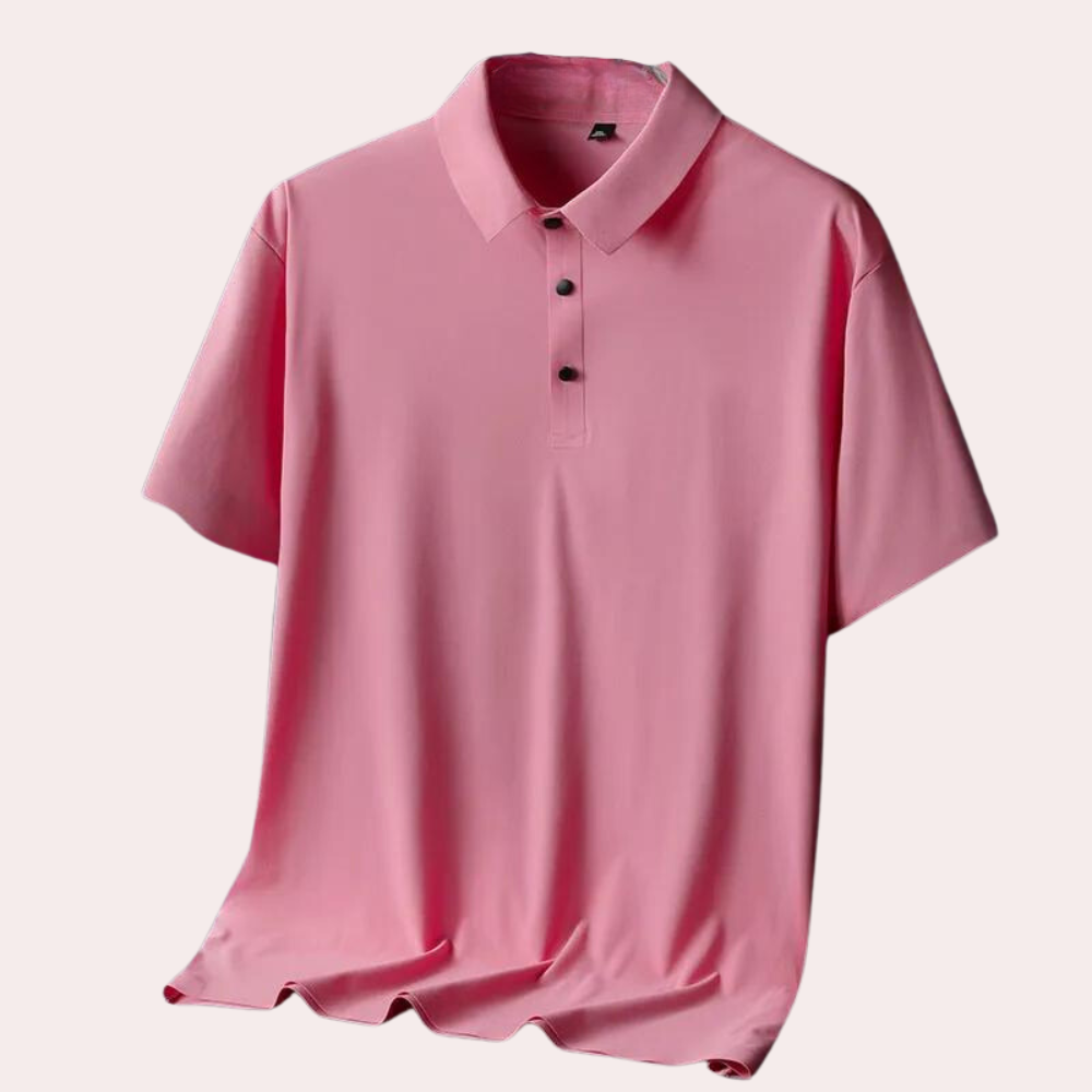 Polo di lusso in seta Miguel per uomo - Eleganza perfetta per tutti i giorni
