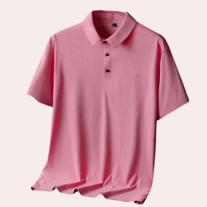 Polo di lusso in seta Miguel per uomo - Eleganza perfetta per tutti i giorni
