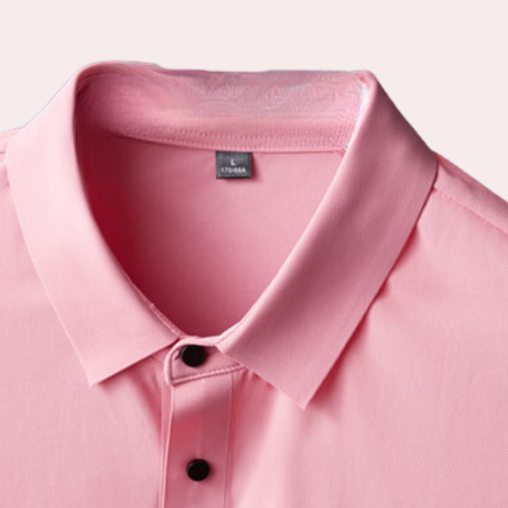 Polo di lusso in seta Miguel per uomo - Eleganza perfetta per tutti i giorni